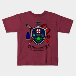 Dark Geek Crest Kids T-Shirt